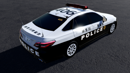 JP_TOCro Marked Police Car [Static] preview 5