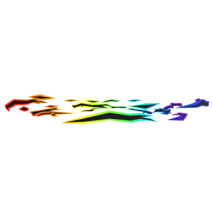 Dark Flame Rainbow Cartoony Halo Roblox item