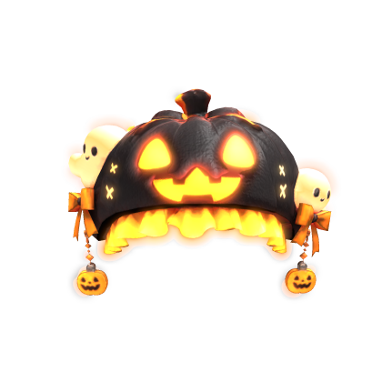 Halloween Pumpkin Hat - Orange