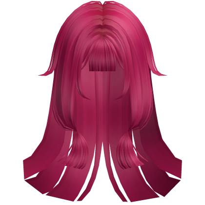 Soft Anime Straight Hime Hair (Hot Pink)