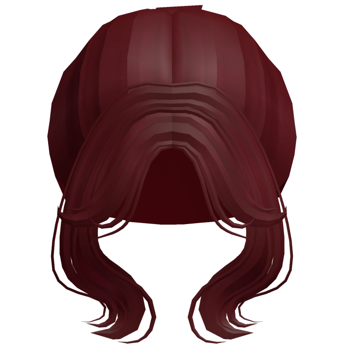 Soft Princess Wavy High Bun (Red)