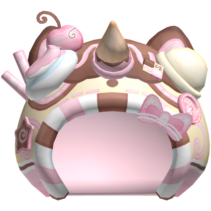 Kawaii Neapolitan Unicorn Hood