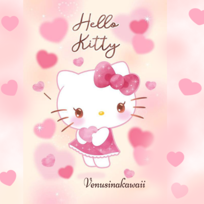 Hello kitty love By Venusina Kawaii Roblox decal