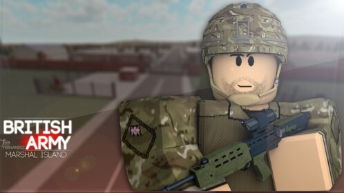 British Royal Army Training map