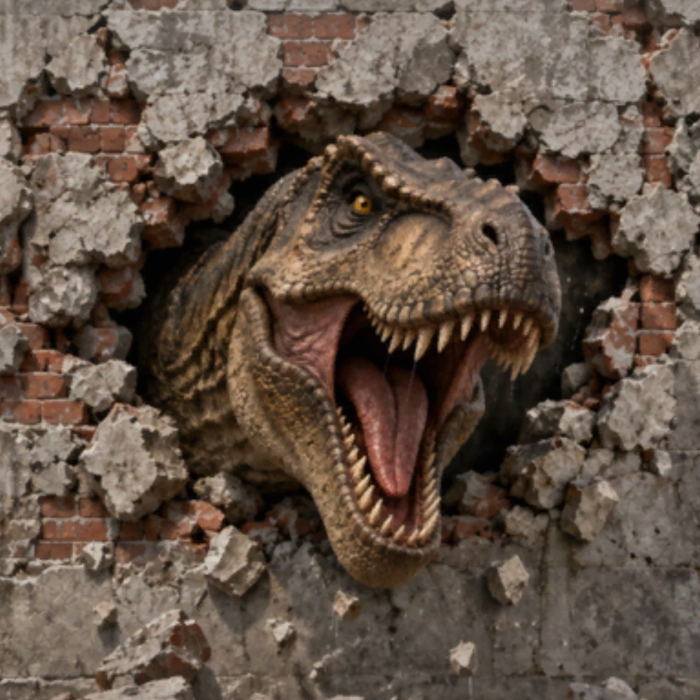 Dinosaur Wall Jurassic Cool Background