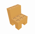 orange chair