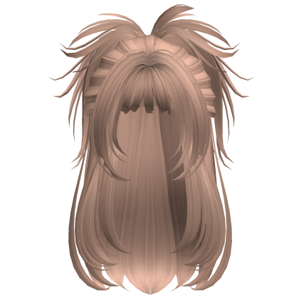 Spikey Half Up Y2K Hime Hair (Milktea) Roblox item