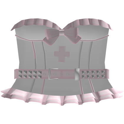 ♡ studded halloween nurse corset