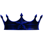 Royal Blue Fallen Star Emperor Crown