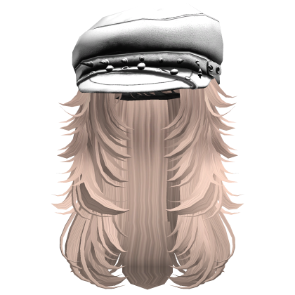 Spiky Punk Y2K Hair w/ Cap (Milktea) Roblox item