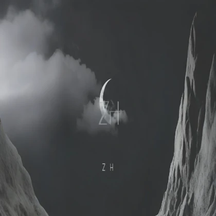 Dark atmospheric landscape