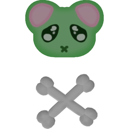 ・ᴥ・ : Cute Zombie Mouse Hairclip