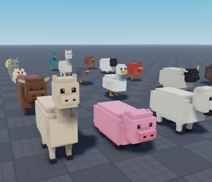 17 Animated Farm Animals | Pet Pack preview 1
