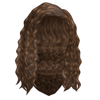Curly Long Hair (Brown 1) Roblox item