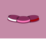 Maroon macaroons family