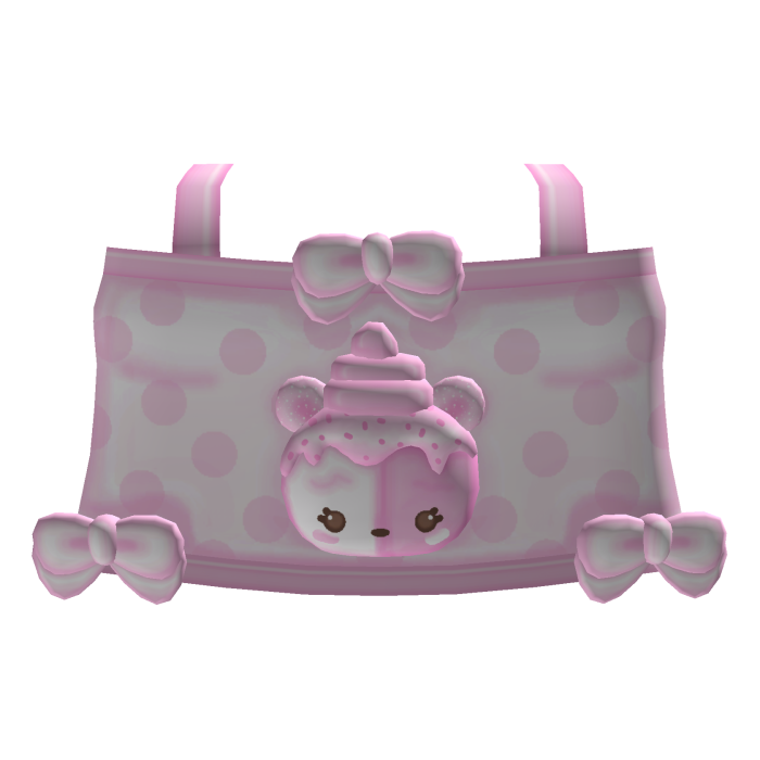 ‿‧˚ ♡  tweencore bows pink num nom polka dot top 