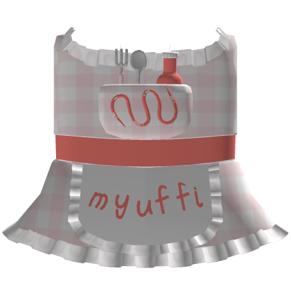 𖹭 yummy food dress with ruffles !!