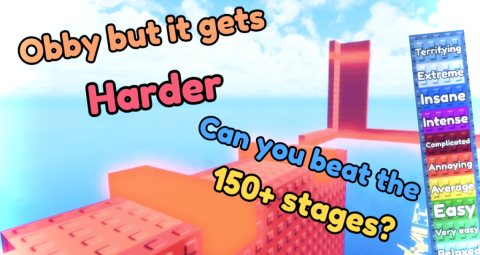 (190) Obby but it gets harder scripts