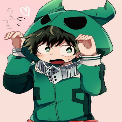 Deku in a hoodie Roblox decal