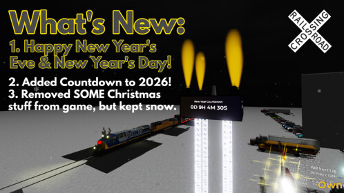 (SPRING UPD) Build a Railroad Crossing X