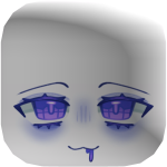 Kawaii Cute Syrup Waffle Face (Blueberry)