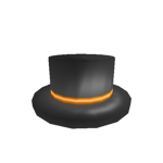 Orange Banded Top Hat