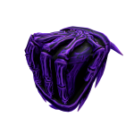 Oni Purple Skeleton Steel Pauldron