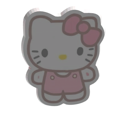 ♡ Cute HelloKitty face sticker ♡ Roblox item
