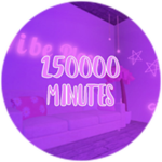 250000 minutes played