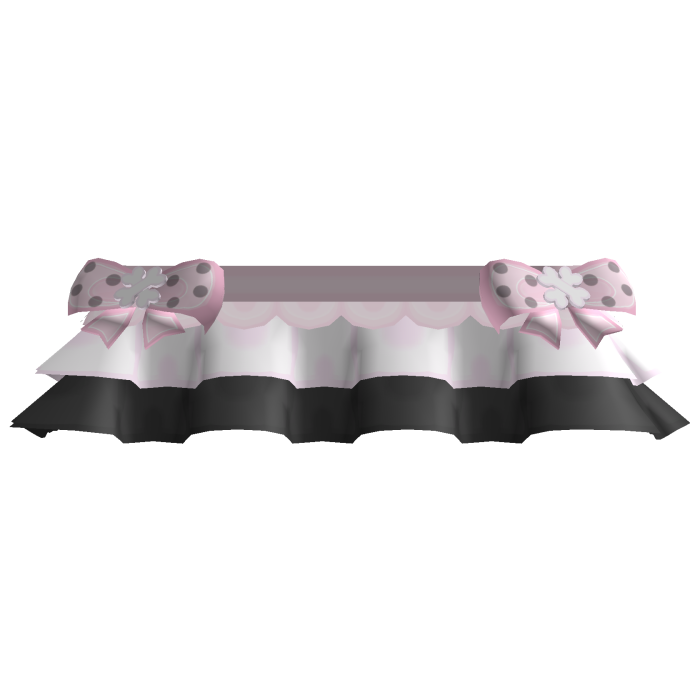 cute emo black & pink skeleton kitty skirt