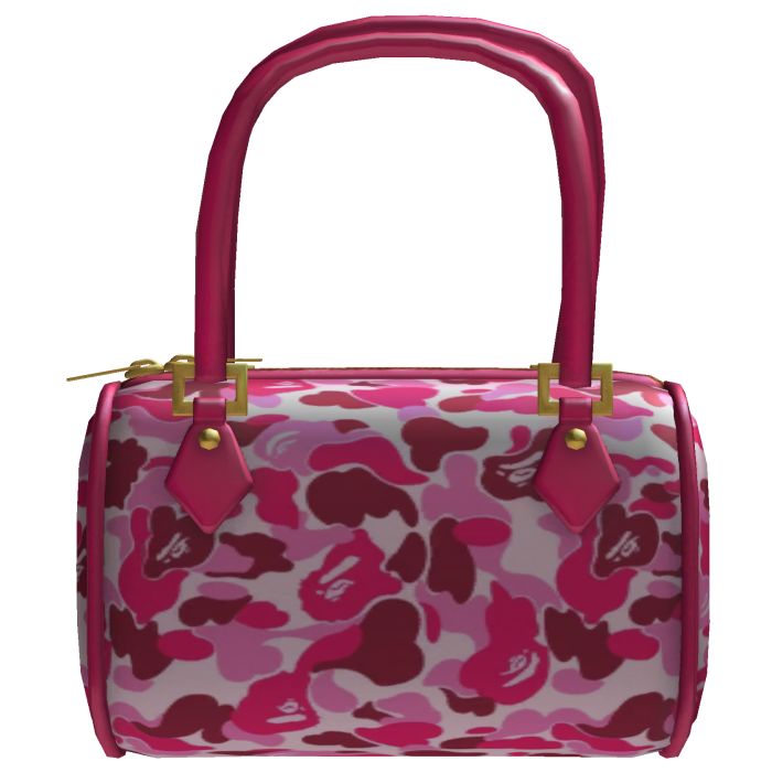 M$| Pink Camo Bape Bag