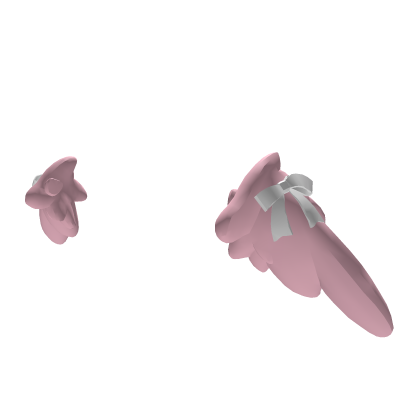 Pink Waist Angel Wings with Ribbon 1.0