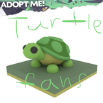 The adopt me turtle fans!!!