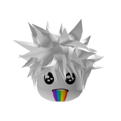Rainbow Dashie with Spiky Hair Y2K