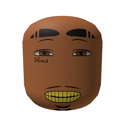 Gangsta Face w Gold Grillz Roblox item