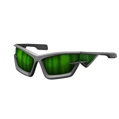 Green Y2K Punk Glasses Roblox item
