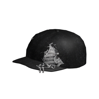 y2k leather cap black Roblox item
