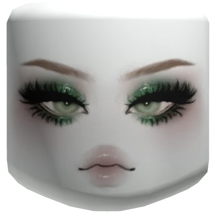  Emerald Green Makeup White Skintone Roblox item thumbnail