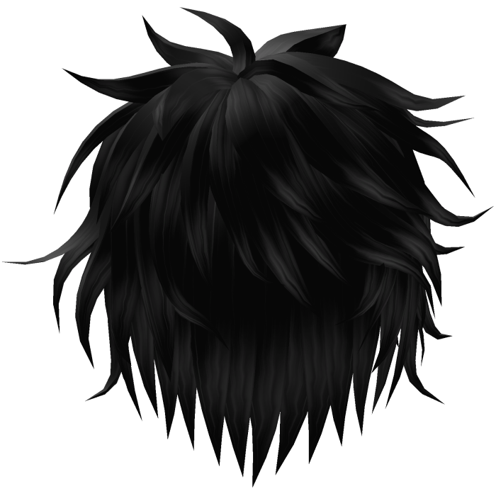 Dark Unkept Emo Hair 31.