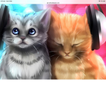 The world of kittens and cats