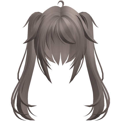 moe vkei emo messy ponytails w tufts ash brown