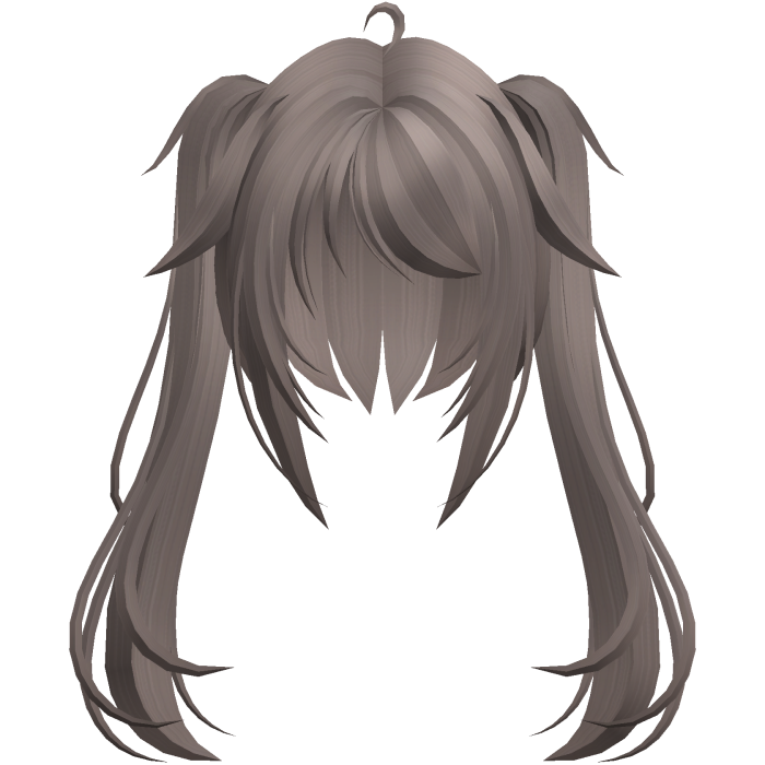 moe vkei emo messy ponytails w tufts ash brown