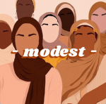 - modest -