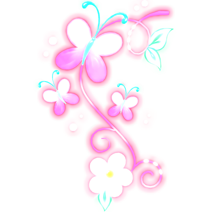 Glowing Fluttershy CutieMark Stomach Tattoo