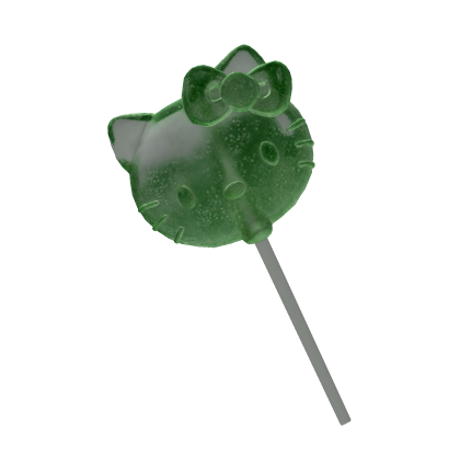 Green Apple Hello Kitty Lollipop
