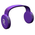 Purple Headphones