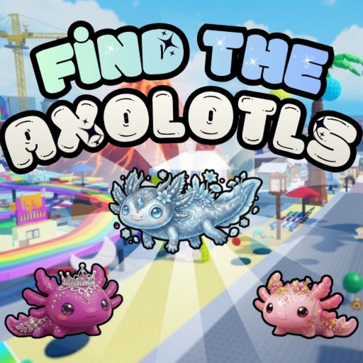 Find The Axolotls! (40) Roblox game