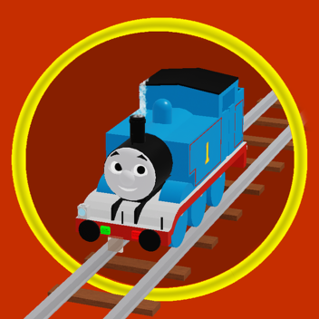 Railway of a Blue Engine