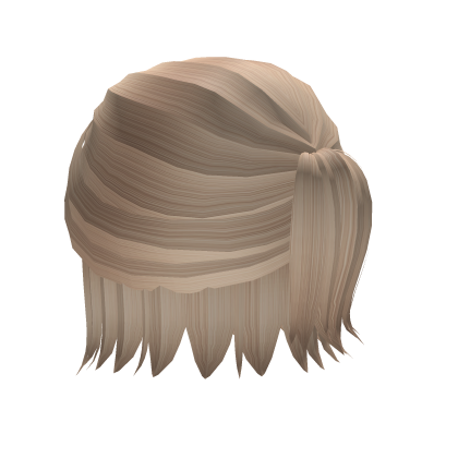 Blonde Cheap Pulled Ponytail with Short Hair Roblox item