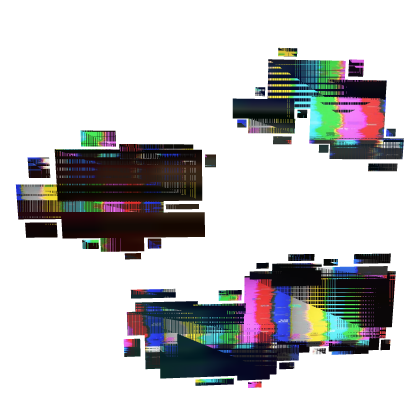 [GLITCHED] ANIMATED TV STATIC CORRUPTED BODY COVER Roblox item